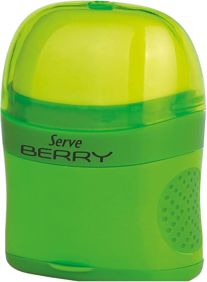 Serve SV-BERRY1FY BERRY 2 in 1 Eraser and Sharpener - Green
